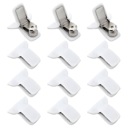 Fermacoperte per copripiumino - 12 clip resistenti