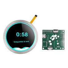 ESP32-S3 ontwikkelingsbord met 2,1-inch draaiknop voor smart-LCD en adapterbord voor Europa