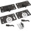 Sliding door caster wheels set-30mm nylon rollers for cupboard mute 1