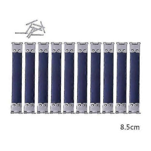 15x Purse Or Glasses Case Flex Frame Internal Flex Spring Clip Silver 8.5cm