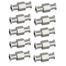 Luer-Lock-Spritzenadapter für pneumatische Anwendungen – 10 Stück Metall-Doppelgelenke