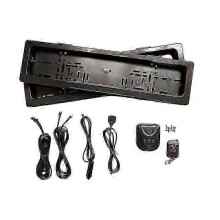 Remote shutter for EU car license plate cover protection