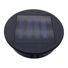 Set van 2 vervangende bovenkanten voor ronde, waterdichte solar lantaarns.