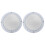 Protective covers for car speakers 2pcs white audio mesh guards 1