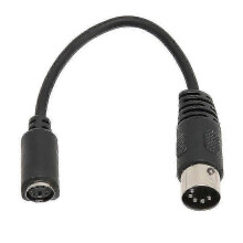 Adattatore/cavo convertitore da DIN 5 pin maschio a Mini DIN 6 pin femmina per tastiera e mouse, 5,9 pollici per PS2