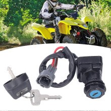 Replacement Ignition Switch with 2 Keys for Arctic Cat ATV 650 4X4 V2, Metal Alloy 0430-036