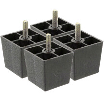 4pcs Furniture Replacement Legs Square Cabinet Heightened Legs Couch Feet Sofa Feet