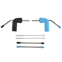 2pcs Double Beer Snorkel for Bar Entertainment