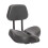 Foam Bicycle Seat with Backrest,, Strong, Comfortable Black A 1