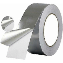 Hittebestendige aluminiumfolie tape 5 cm x 20 m, waterdichte thermische isolatietape voor afdichting en reparatie, 1 stuk