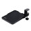 Compact rotating tray for keyboard and mouse under desk 1