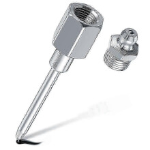 Fettadapter mit Nadeld??se aus geh?rtetem Stahl, 1/8 Zoll NPT-Gewinde