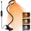 Eye care reading light for study, clip on amber lamp 1