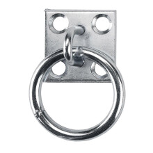Roestbestendige metalen ring voor paarden, geschikt voor paardenstallen, maneges en wasplaatsen.