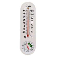 Thermometers, temperatuur- en vochtigheidsmeters met Celsius/Fahrenheit-aanduiding.