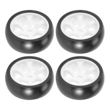 4 neumáticos de plástico duro para drifting para coches RC Mini-Z, Mini-Q y Mini-D 1/28 (modelos 284131, K969, K989, P929). Piezas de mejora.