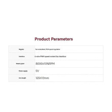 5V 8000RPM PWM 3007 Lüfter mit Kühlkörper aus Aluminiumlegierung für Compute Module 5 (CM5)