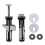Toilet Seat Replacement Kit with Quick Release Hinges and Bolts 2