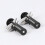 Toilet Seat Replacement Kit with Quick Release Hinges and Bolts 3
