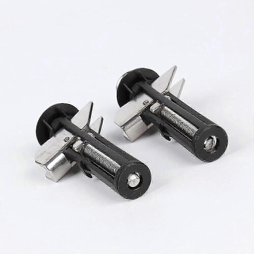 Toilet Seat Replacement Kit with Quick Release Hinges and Bolts 2