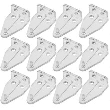 12 soportes de sujeción para riel inferior de persianas, soportes transparentes para persianas horizontales.