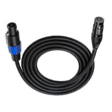 Twist Lock Speakon Female to XLR Cable for Studio Mic Extension