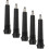 Trekking Pole Replacement Tips for Walking Sticks, 5-Pack Fit Most 4