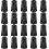 Rubber walking pole tips, 20pcs for Nordic poles 1