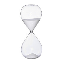 Elegante zandloper met 60 minuten functie voor huisdecoratie en tijdmanagement in de studeerkamer of op kantoor.