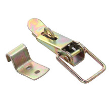 Latches For Truck Tool Box Flexible Draw Latches Vibration-Absorbing Carriage Truck Door 10.4x2.7x1.3cm Iron Square Automotive Use 1Set