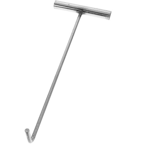 T-Shaped Drain Cover Hook for Water Utility - Manhole Lift and Pull Tool 2