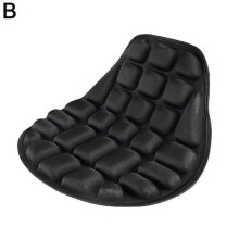 Motorradsitzbezug, schwarz, EVA-Schaumstoff, weiches Sitzkissen, universell