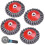 125mm wire brush for angle grinder, 4pcs M14 disc set 1