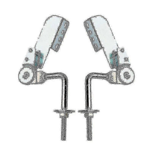 2pcs Multifunctional Sofa Headrest with 90 Adjustable Height and Angle Ratchet Hinge