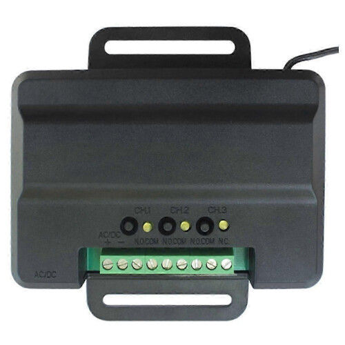 Gate opener receiver for universal 315/390MHz systems