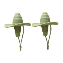 Silikonstopfen zur Weinkonservierung ?C Flaschenverschl??sse in Cowboyhutform