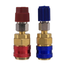Hoog/laag-zijde adapter voor AC - R134A auto-snelkoppeling
