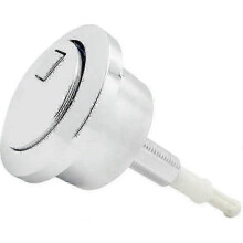 Dual action flush mechanism for Geberit-Type 280 chrome ABS button