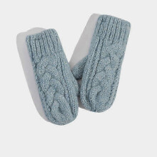 Womens Texting Touchscreen Winter Cold Weather Super Warm Cozy Wool Knit Thick Fleece Lined Gloves Mittens