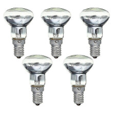 E14 R39 30W Schraub-Spotlampen für Lavaleuchten, 5 Stück, klar