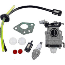 Carburettor and gasket set for 49cc strimmer with fuel filter