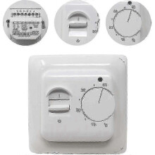 Manual Underfloor Heating Thermostat 220V 16A with Floor Temperature Sensor