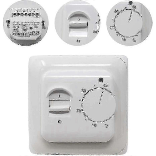 Handmatige vloerverwarmingsthermostaat 220V 16A met vloertemperatuursensor