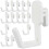 J shaped hooks 24pcs for pegboard storage solutions 1