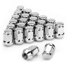 12x1,5 Radmuttern für Cruiser 2007-2022, 24 Stück, geschlossene Kegelbundmuttern
