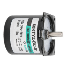 Mini Motor AC Synchronous Metal Gear Slow Speed Permanent Magnet DIY Generator Equipment 14W15rpm/min AC220V
