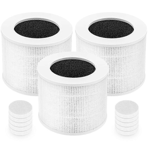 Luftreinigerfilter für LEVOIT Core Mini, 3er-Pack Ersatzfilter