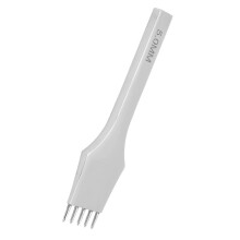 Leder-Zinkenmeißel, Reihenlochstanze, Stahl, Näh-, Schnür- und Lochwerkzeug, 5 mm, 5 Zinken