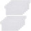 127mm White Weight Plate for Vertical Blinds, 10 Pack Replacement Parts 1