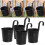 Wall mounted planters for small spaces set of 4 1
